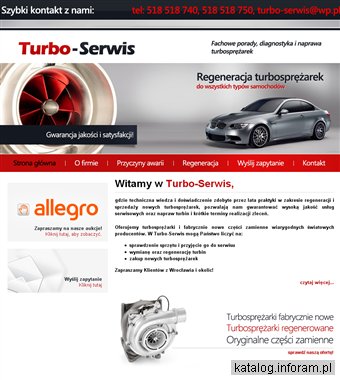 Turbo-Serwis s.c. turbosprężarki regeneracja