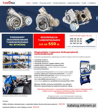 TURBO MAX naprawa turbosprężarek Warszawa