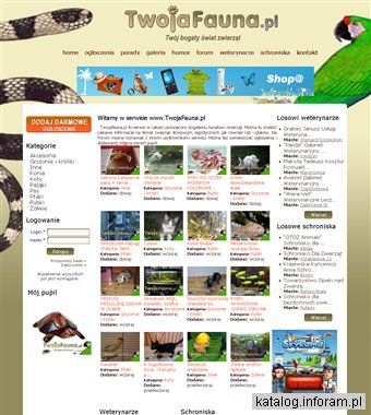 Www.TwojaFauna.pl - Twój bogaty świat zwierząt