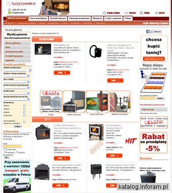 Sklep z wkładami kominkowymi