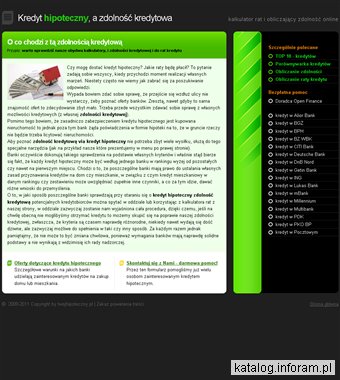 Kredyt hipoteczny a zdolności - kalkulator