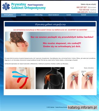 PRYWATNA PRAKTYKA LEKARSKA PAWEŁ SZEPAROWICZ artroskopia barku Lublin