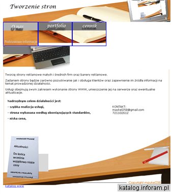 Strony www wizytówki