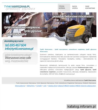 Tynki Warszawa - tynki maszynowe, tynki gipsowe, tynki cementowo wapienne