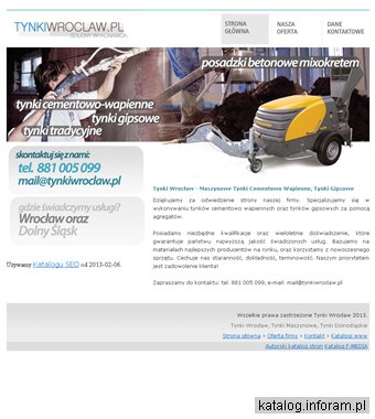 Tynki Wrocław - wykonawca tynków maszynowych Dolny Śląsk