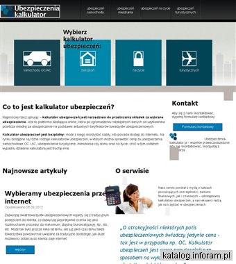 Ubezpieczenia - kalkulator