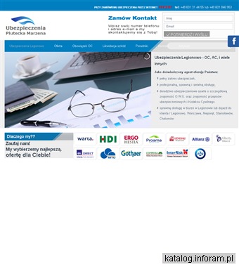 MARZENA PLUTECKA Pełny zakres ubezpieczeń