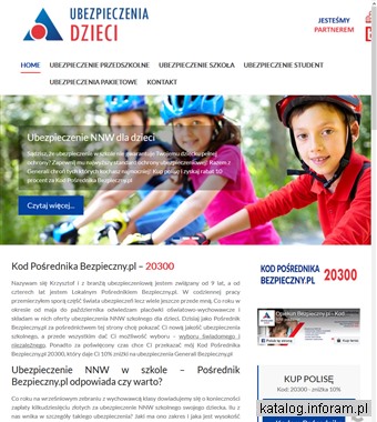 Ubezpieczenie NNW dzieci - Pośrednik Bezpieczny.pl 20300