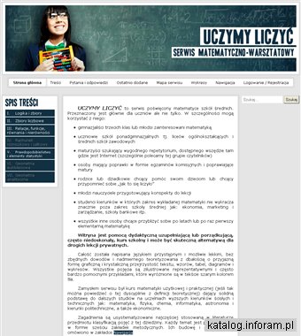 Uczymy Liczyć - Serwis warsztatowy z matematyki