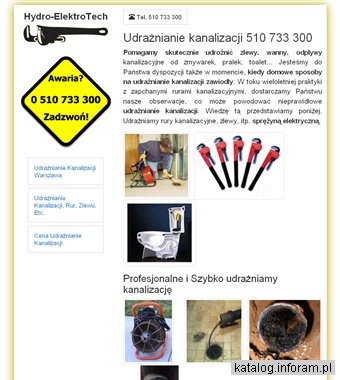 Udraznianiekanalizacji.eu udrażnianie rur