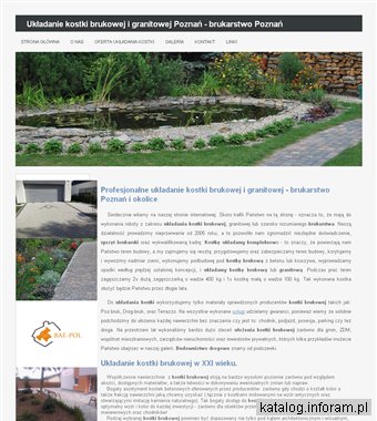 Układanie kostki brukowej Poznań, brukarstwo