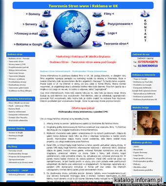 Tworzenie stron www sklepy projektowanie stron internetowych