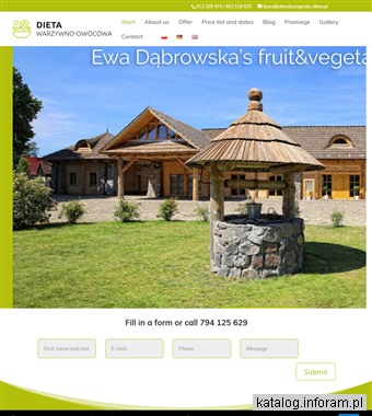 Wczasy z dietą warzywno owocową - Ułańska Zagroda