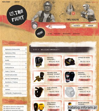 Sklep sztuki walki ULTRAFIGHT, sztulki walki Siedlce