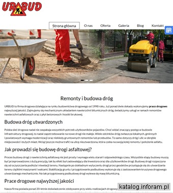 Remonty częściowe dróg - urbud.pl