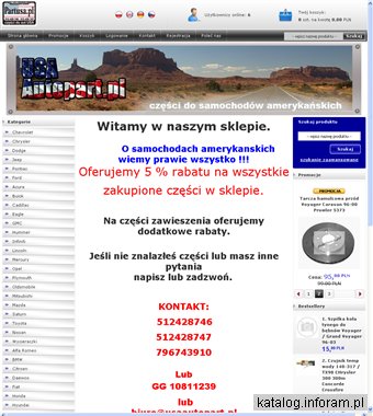 Części do samochodów amerykanskich