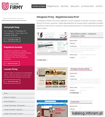 Katalog usługowych firm - uslugowefirmy.pl