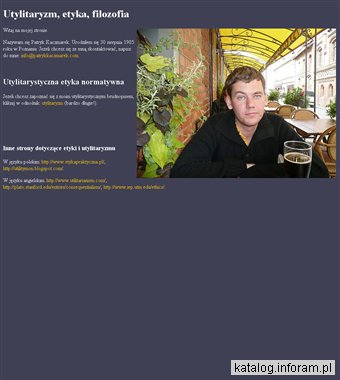 Utylitaryzm, konsekwencjalizm, etyka - strona Patryka Kaczmarka