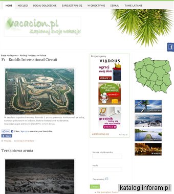 Vacacion.pl - Baza noclegowa i turystyka - Noclegi i wczasy w Polsce