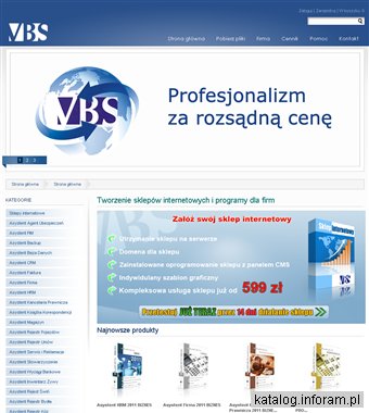 VBS Oprogramowanie fakturujące i CRM, tworzenie sklepów internetowych