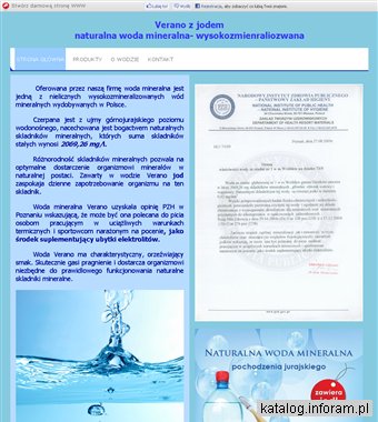 Verano z jodem naturalna woda mineralna