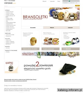 Verasse.com - biżuteria modułowa typu PANDORA