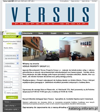 Versus Property Group agencja nieruchomości w Piasecznie