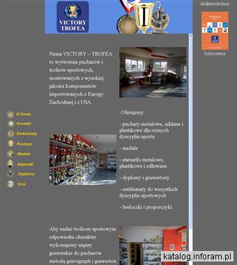 Victory Trofea - puchary, medale, statuetki, patery