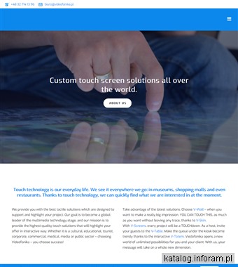 Videofonika - ekrany dotykowe