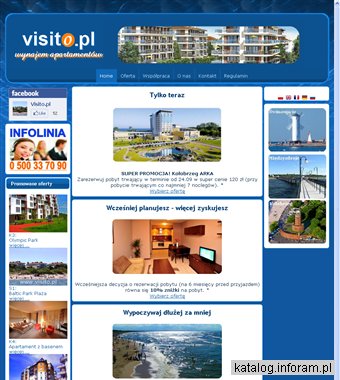 Apartamenty, noclegi Świnoujście, Kołobrzeg