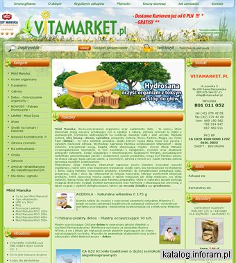 Zdrowa żywność, artykuły zdrowotne - Vitamarket.pl
