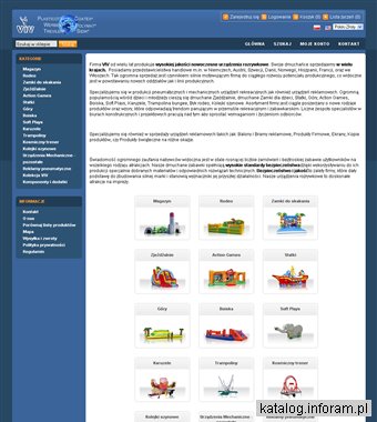 VIV Poland produkuje zjeżdżalnie dmuchane dla dzieci