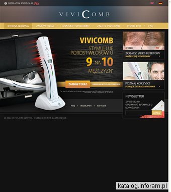 Vivicomb - grzebień laserowy na porost włosów