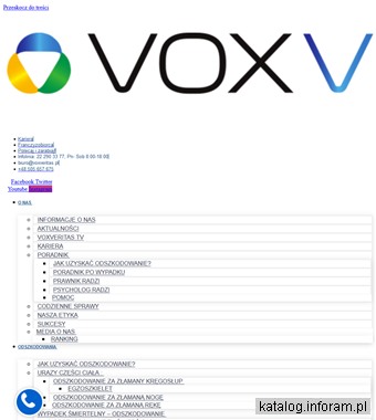 VoxVeritas odszkodowania