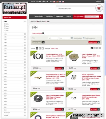 Części Caravan, Voyager, Town & Country