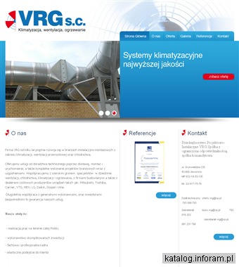 VRG rozruch central wentylacyjnych Katowice