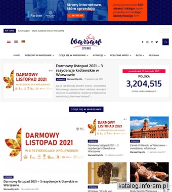WarsawCity.ino - portal informacyjny Warszawa