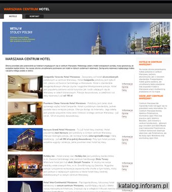 Hotele w centrum Warszawy