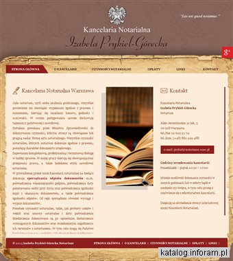 IZABELA PRYKIEL-GÓRECKA umowy notarialne Warszawa