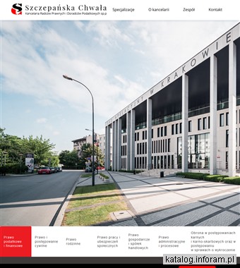 Szczepańska Chwała. Kancelaria radców prawnych Kraków