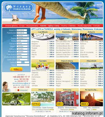 Agencja turystyczna - wczasy Dominikana