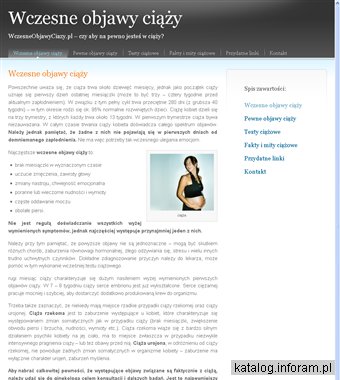 Wczesne objawy ciąży