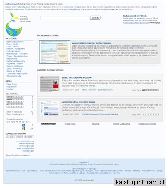Katalog stron Weborama.pl