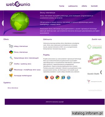 Strony WWW, sklepy internetowe