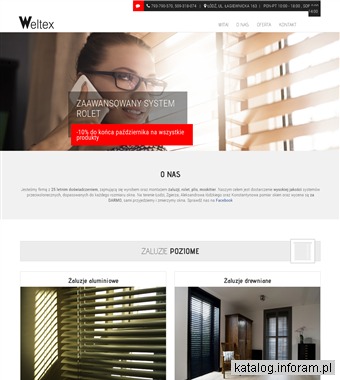 Różnorodne rolety materiałowe - weltex.pl