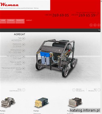 Producent myjek ciśnieniowych Wemaa