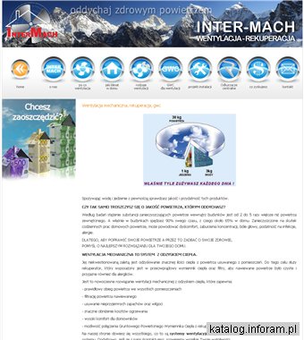Wentylacja mechaniczna Intermach