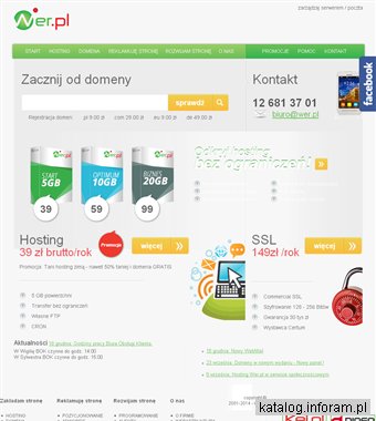 Tani hosting stron www w Polsce.