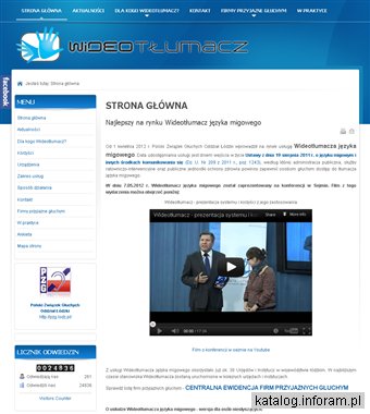 Wideotłumacz języka migowego