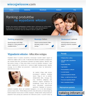 Wypadanie włosów typu męskiego